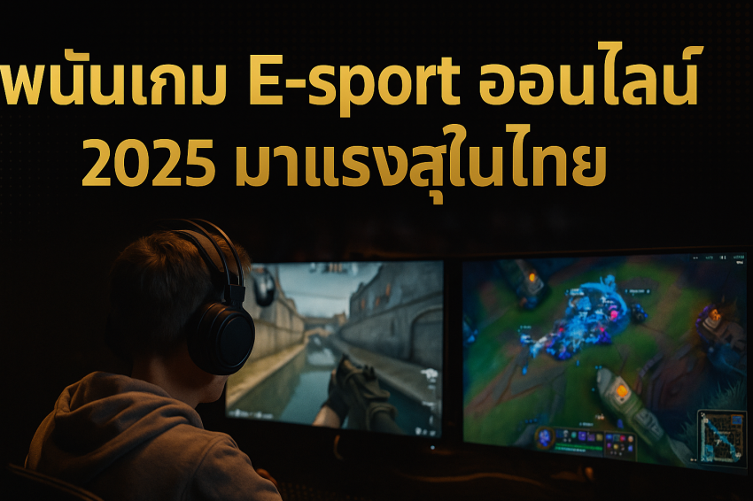 พนันเกม E-sport ออนไลน์ 2025